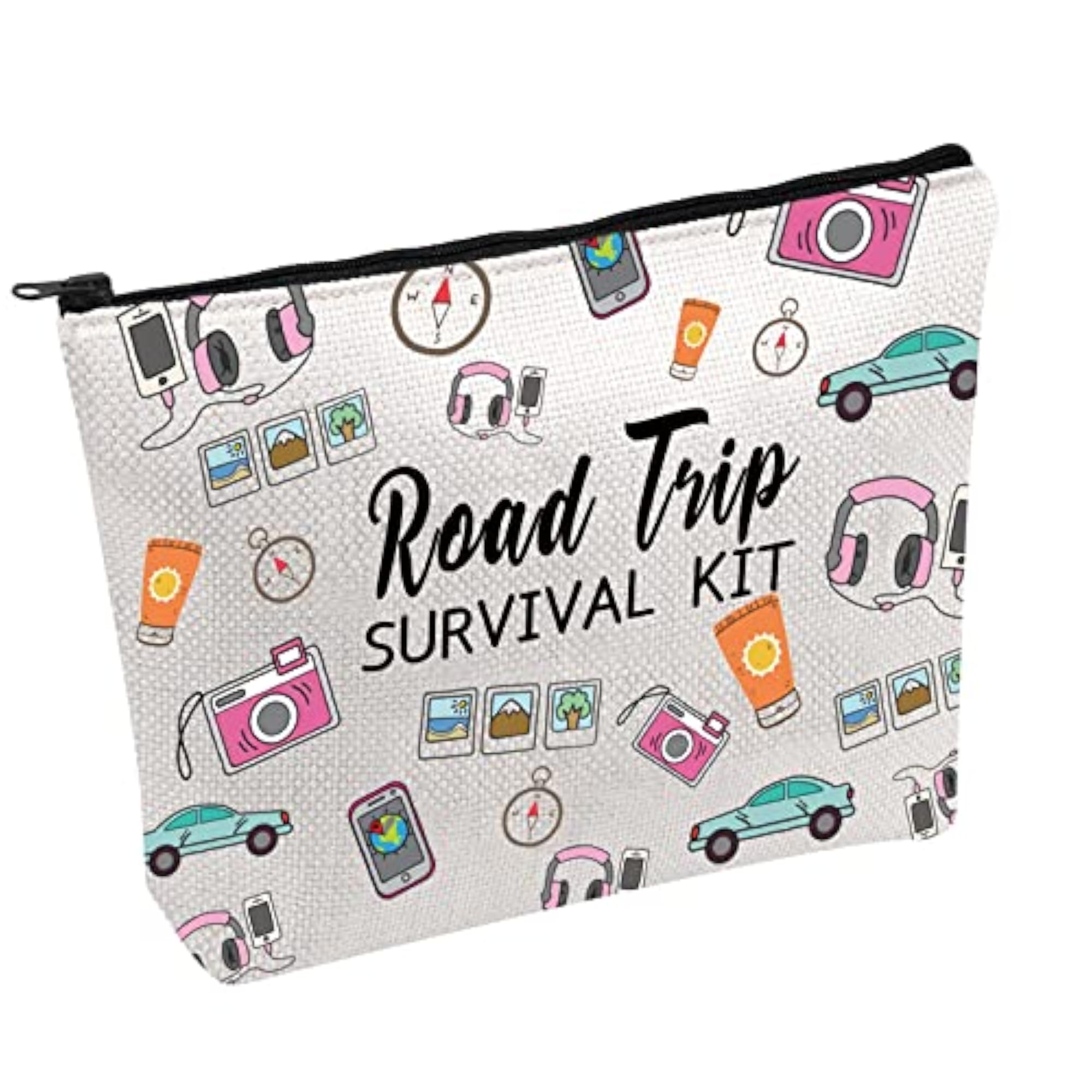 Trip Survival Makeup Bag, Adventure Lover Gift