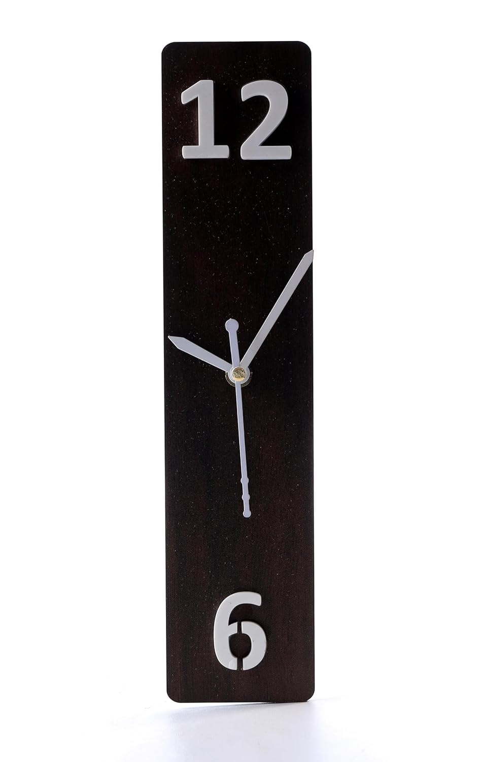 YOPRAM Antique Stylish Latest Wall Clock Wooden Rectangle Shaped 30 CM Wall Clock Living Room Stylish Latest Home Decor (Coffee,CL-58)-image-9