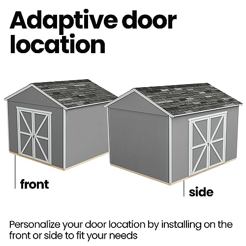Handy Home Products 19418-4 Astoria 12X16 Do-It-Yourself Wooden Storage Shed thumb #3