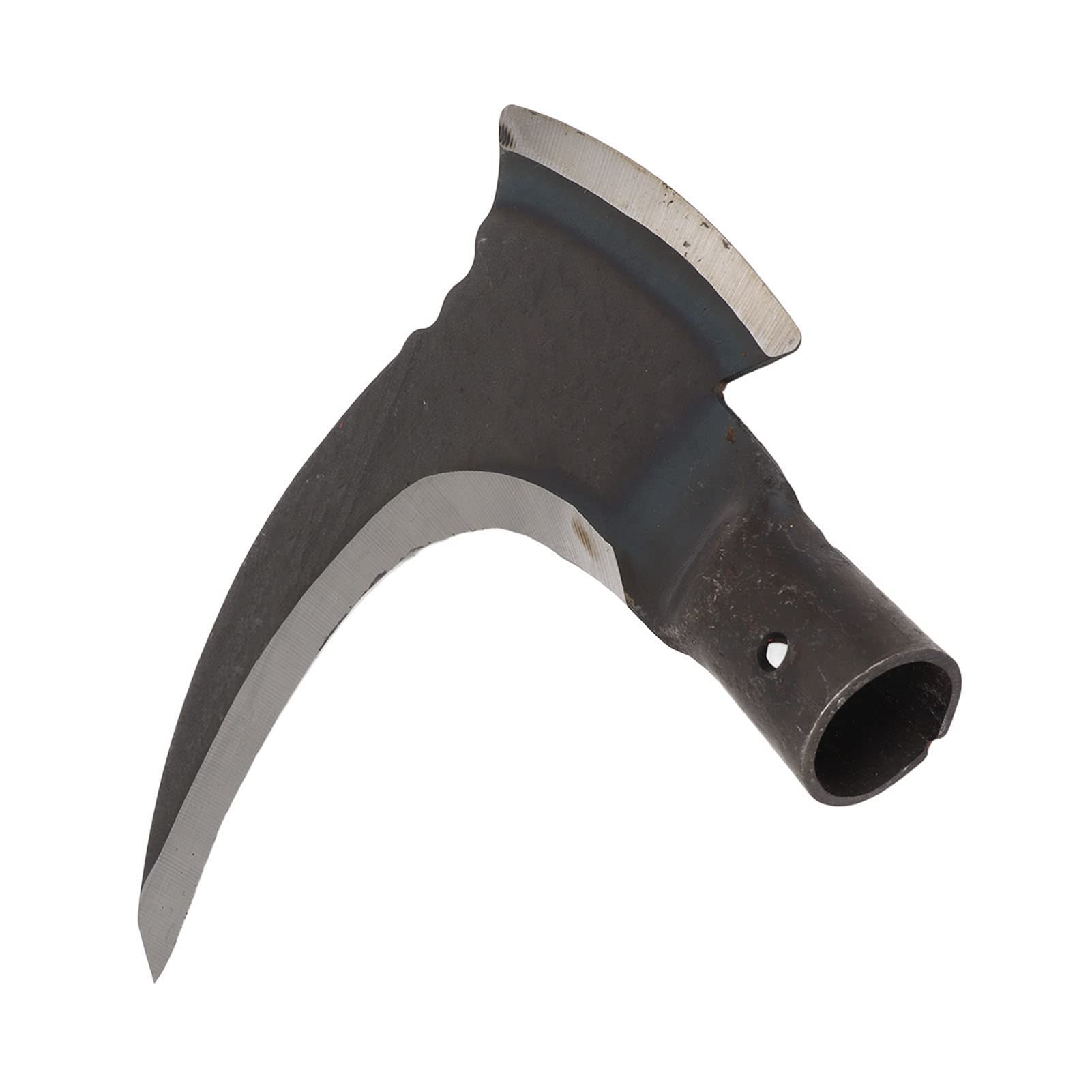 Bewinner Double Faux, Double Faucille en Acier à Haute Teneur en Manganèse, Double Faucille Facile et Confort, Outil de Jardinage Idéal pour la Coupe de L'herbe en Plein Air, la Taille (Tête de coupe