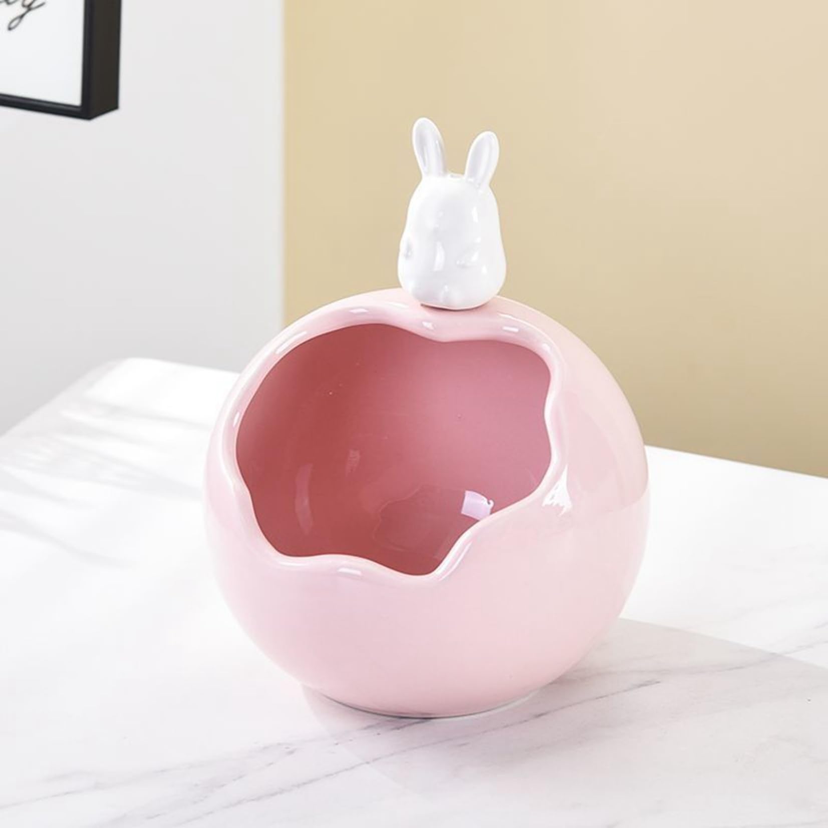 Amazon.co.jp: キー収納 玄関収納 兎の置物 卓上置物 鍵置き かわいい 