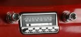 Detroit Radio Motor 2 with Chrome Knobs Compatible with Ford Mustang, Falcon, Ranchero