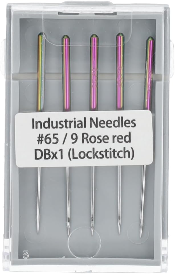 Tulip Industrial Sewing Machine Needles, Size 65/9, Pack of 5