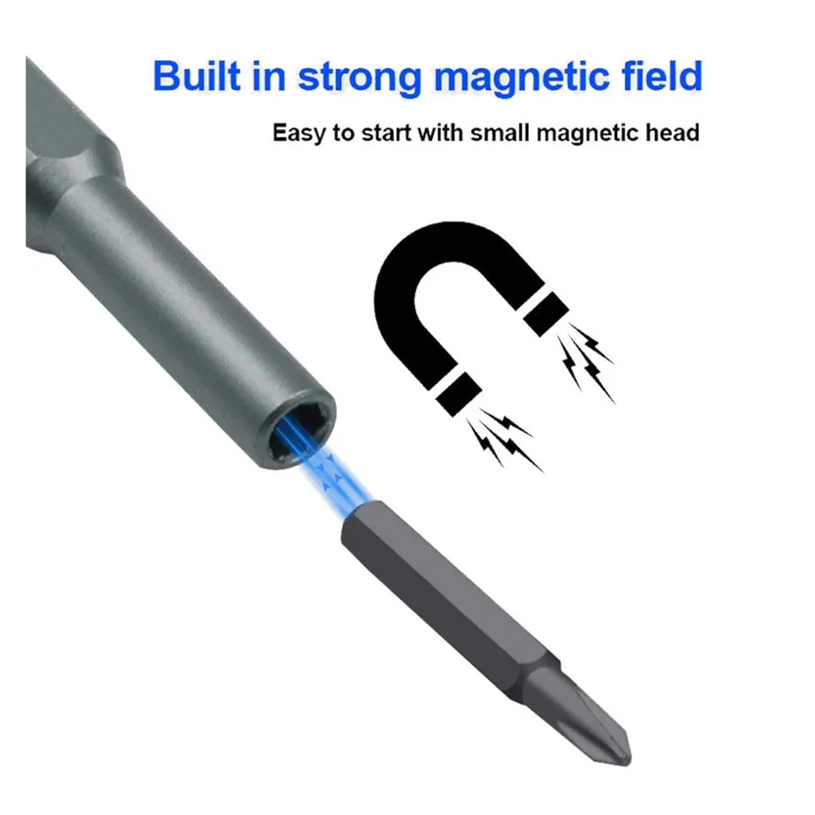 Juego de puntas destornillador precisión, magnéticas Torx Tri Wing for reparación computadoras y teléfonos