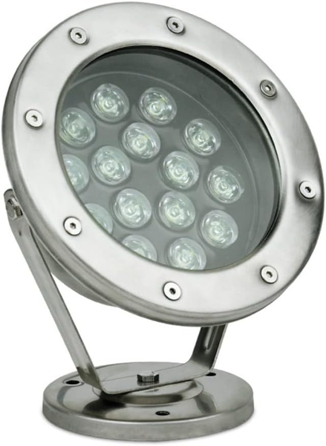 Braiton LED Underwater Pool Fountain Spotlight Low Voltage 24V Pond Light Submersible LED Pond Spot Lights,Blue,15W