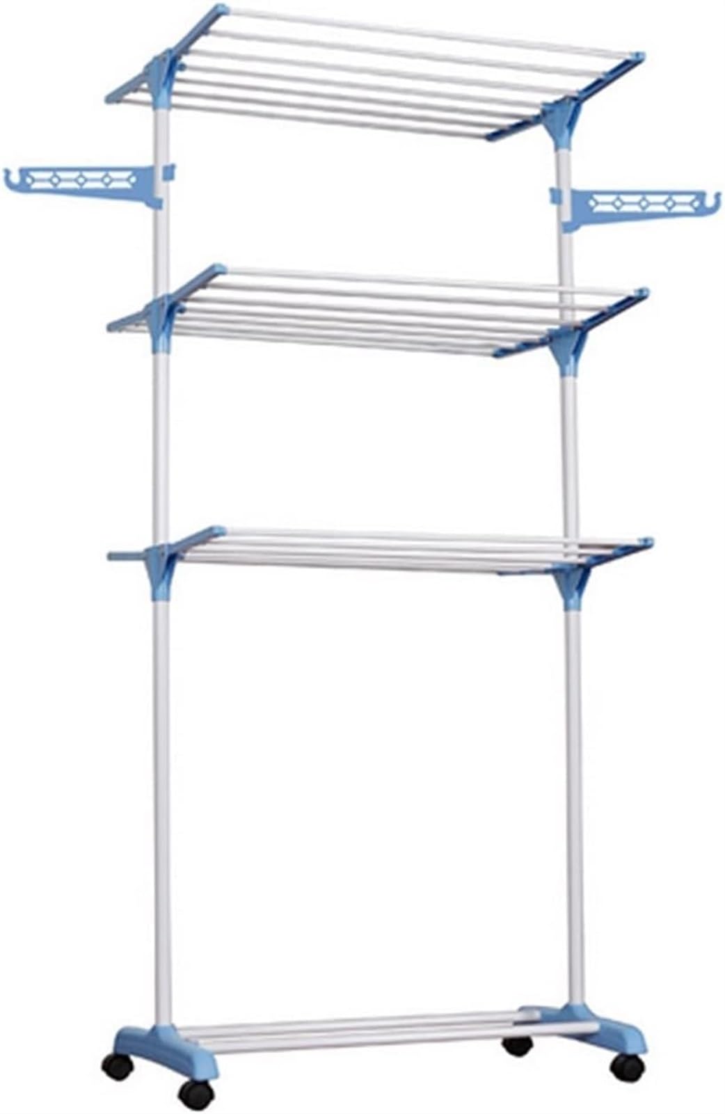 Wäscheständer, dreilagig, verstellbar, Wäscheständer, Trockner aus Edelstahl, doppelpolig, zum Aufhängen von Wäsche, zum Trocknen von Kleidung, Wäscheständer (Farbe: 02) (2)