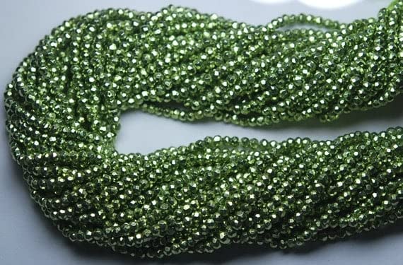 Perles pyrite facettée 3.5mm pour réparer et créer bijoux