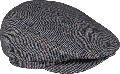 Barts Oslo Bonnet plat pour homme en laine bleu marine marine M