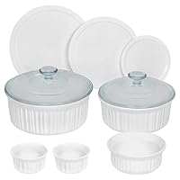 Algopix Similar Product 19 - CorningWare French White Round Bakeware