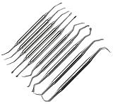 Dental Sinus Lift 10 Pieces Bone Implant Osteotomes Elevators Double Ended Instruments