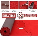 450GSM, 3ft x 20ft Red Carpet Runner for Events, Reusable TPR Non-Slip Backed Red Rug with Anti Slip for Wedding, Christmas, Indoor/Outdoor - Image 4