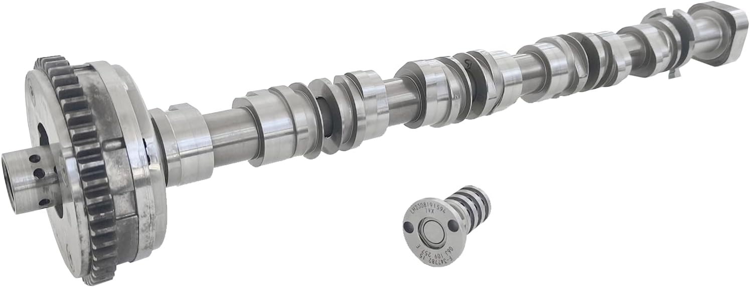 Exhaust Camshaft with Control Valve Replacement for Audi A4 A6 Q7 1.8T 2.0T EA888# 06K109022R