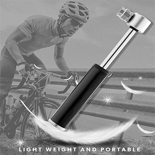 Leeofty Mini bomba de bicicleta Inflação de pneus super rápida Bomba de bicicleta portátil de liga d