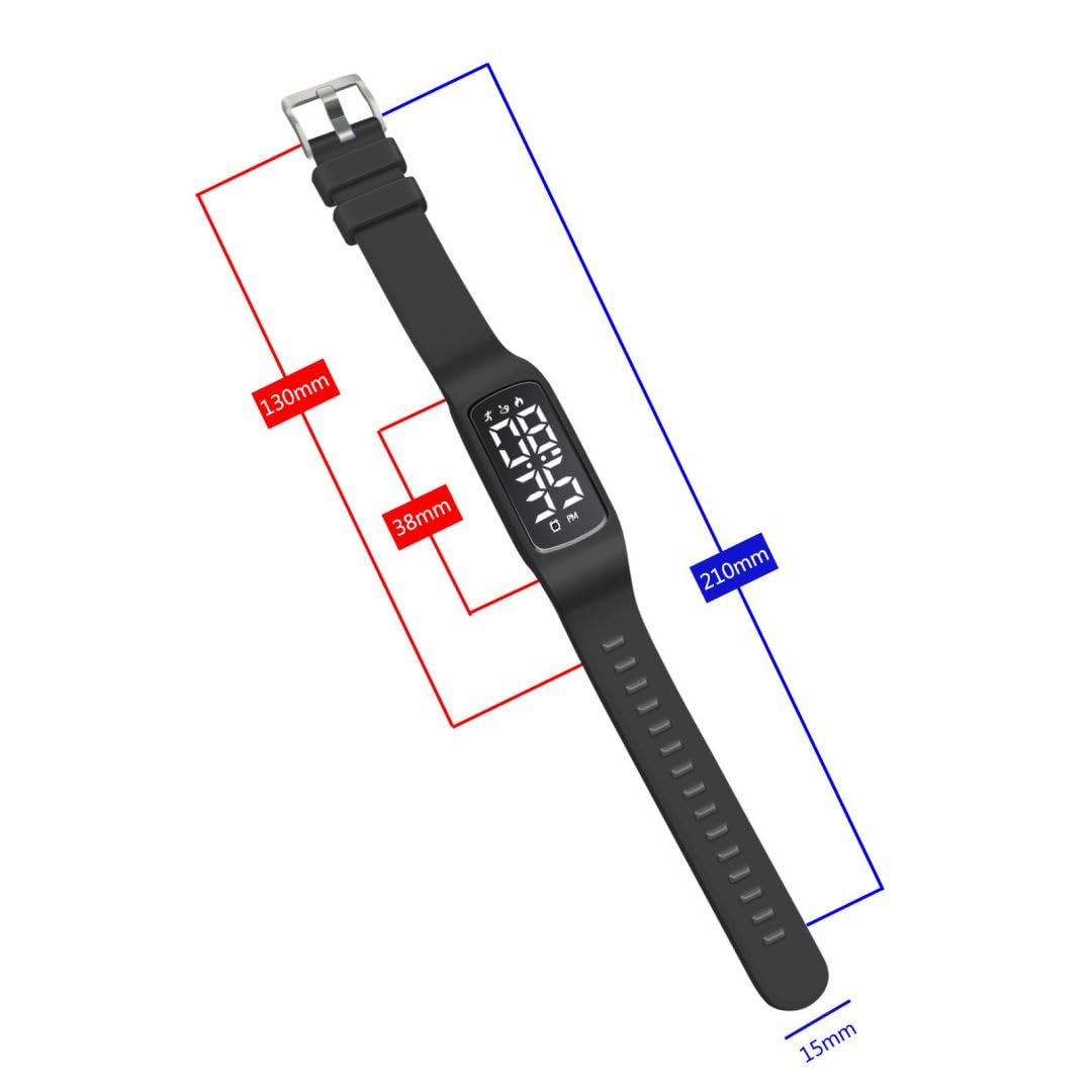 aswan watch Digitaluhr Kinder Mädchen Jungen mit Schrittzähler,Wecker,Stoppuhr, Distanz,Datum-Sport Armbanduhr ohne App und Handy mit Silikonarmband