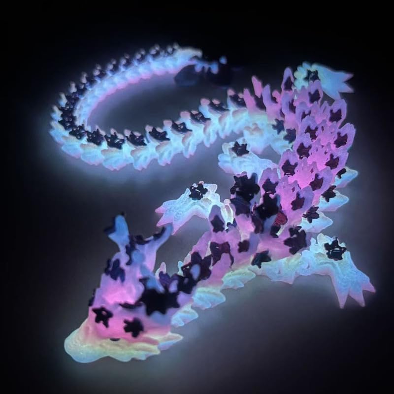 【komota】 Sky Dragon Amazon.com: SGYYSG 3D Printed Cherry Blossom Crystal Dragon