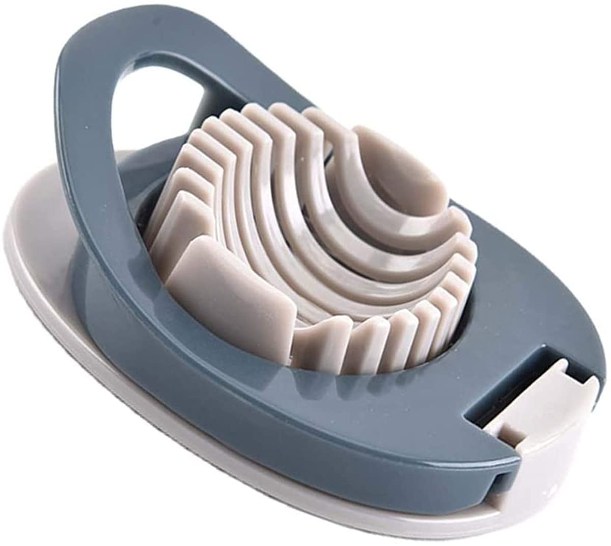 Egg Slicer with Stainless Steel Wire for Boiled Eggs Suit for Egg Strawberry Mushroom Cutter, Easy to Clean, Time-Saving with Stainless Steel Wires, for Hard Boiled Eggs Fruit, Salad