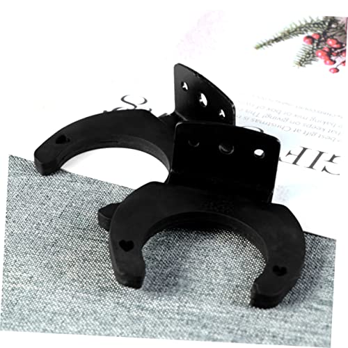 Vaguelly 2 Pçs Microfones Fio Suportes De Silicone Ganchos De Guitarra Cabide De Montagem Parede Par