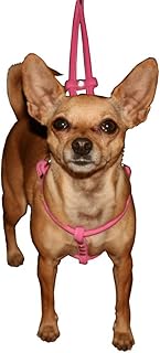 Hip Doggie Pink Micro-Suede Step-in Harness, Large