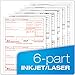 TOPS W2 Forms 2019, 6 Part Tax Forms Kit, 26 Employee Kit of Laser/Inkjet Forms, 3 W3 Summary Forms, 26 Self Seal Envelopes (TX22904KIT)