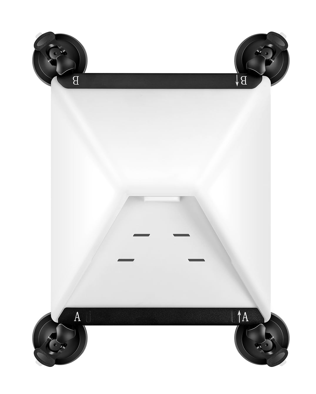 A AKRAF Starlink Mini Car Mount, Aluminum Suction Cup Mount for Car Windows and Sunroofs, Strong Suction Design with Soft EVA to Protect The Mini Dish