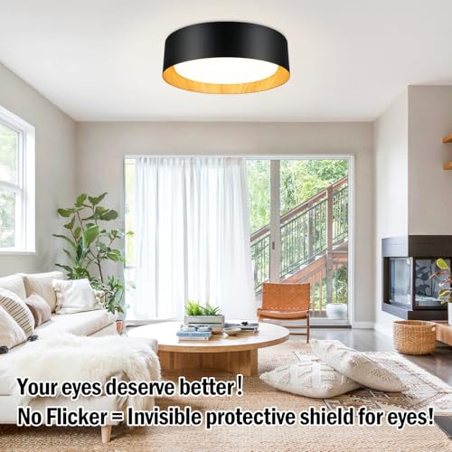 Image of BrightHome Flush Mount Ceiling Light, 13in Modern Ceiling Light 3 /4 /5000K