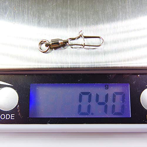 momoルアー 高強度 ステンレス スイベル 耐腐食 海釣り 釣り道具 ルアー スナップ ボールベアリングスイベル ボール ベアリング 釣り 仕掛け (0＃ 23mm / 11kg) 5枚目