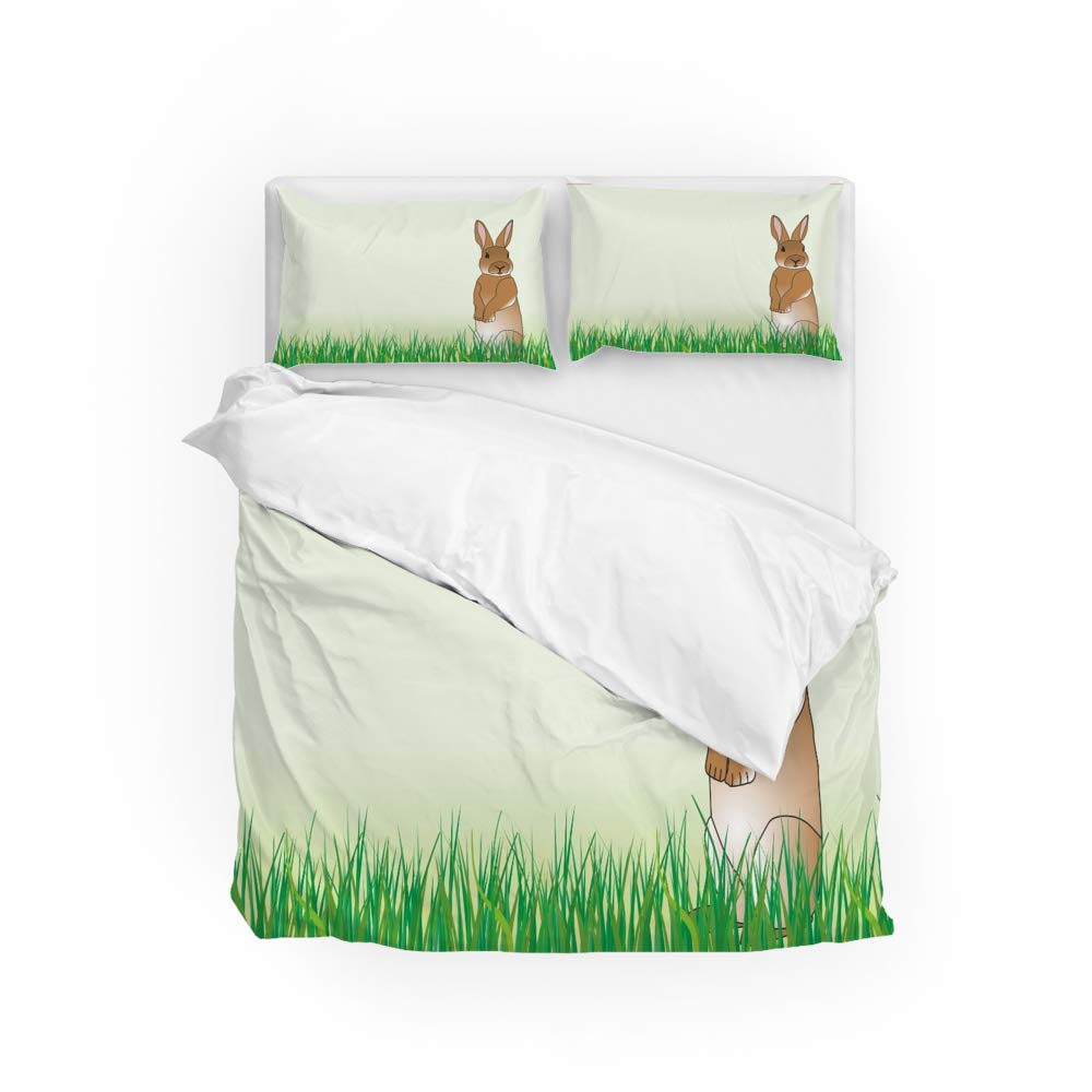 Housse de couette pour maison et hôtel parure motif prairie