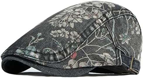 Newsboy Hat Ivy Flat Cap Gatsby Cabbie Driving Beret for Men Women