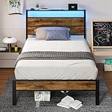 Twin Bed Frame with Storage...