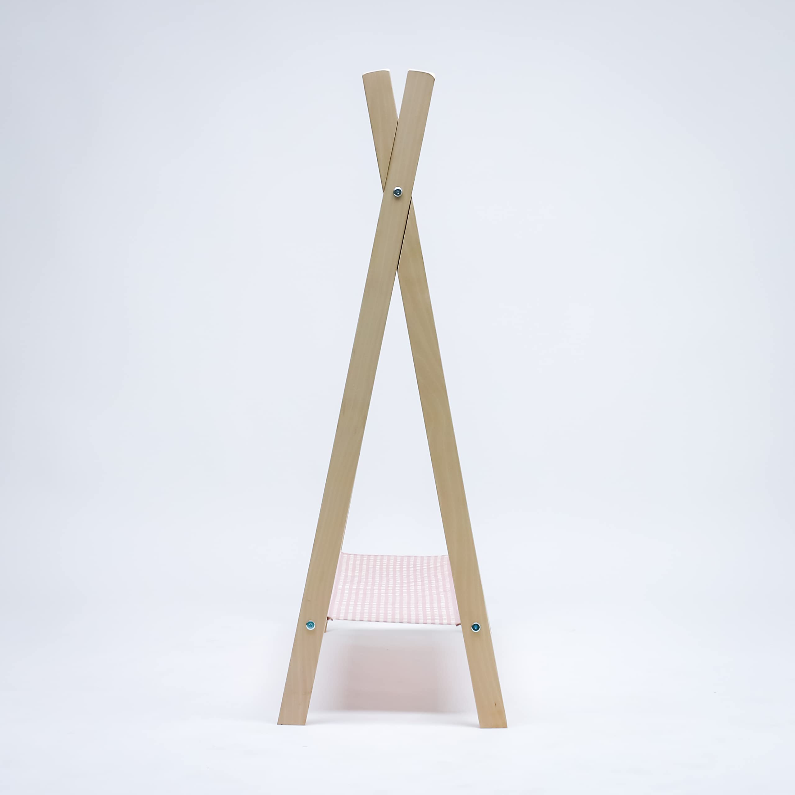 the good wood by PLASTIMYR - Perchero Infantil - Burro Ropa Infantil - Perchero de Madera - 91 x 35 x 104 cm