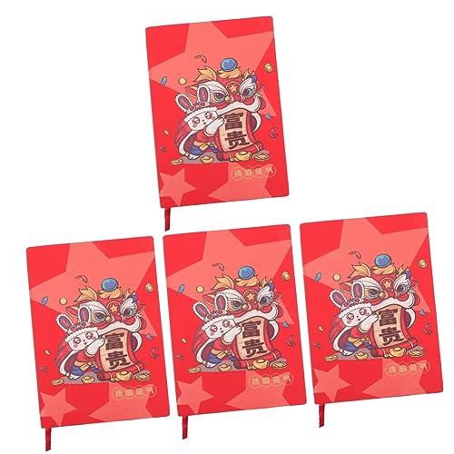 Lot de 4 carnets de notes portables pour bureau et ecole