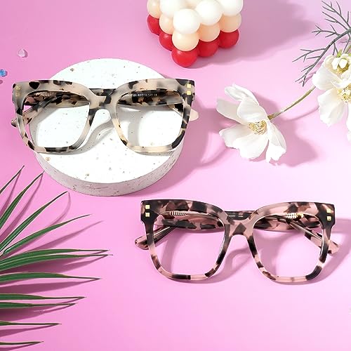Image of Zeelool Cat Eye Blue Light Blocking Glasses for Women Men ZWA953631-01B Tortoise