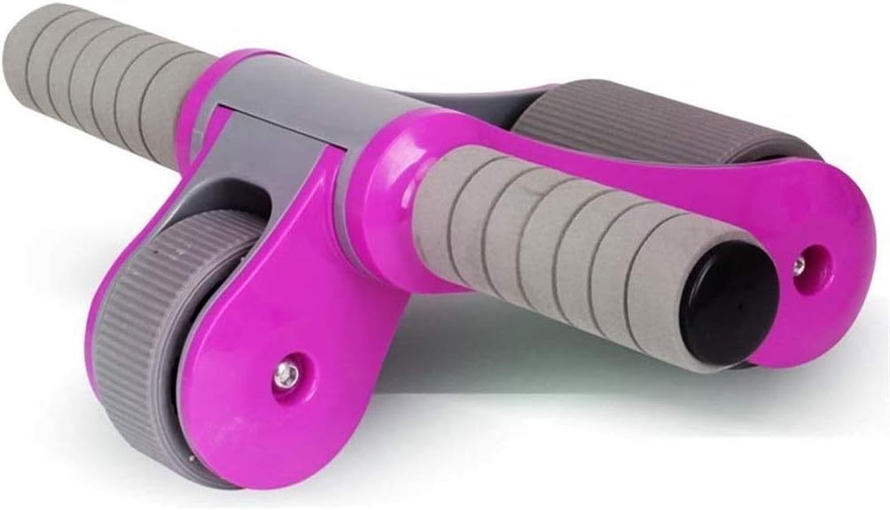 Foldable Wheel,Abdominal Exercise and Fitness Wheel for Core Strength,Ab Workout Equipment with Knee Pad, for