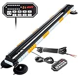 ASPL 47.1' Emergency Strobe Lights Bar with Control Double Side 86 LED Warning...