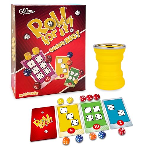 Roll for It! Juego de cartas con dados grandes rojo miniatura 1
