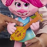 DreamWorks Trolls World Tour Pop-to-Rock Poppy Singende Puppe mit 2 verschiedenen Looks und Sounds, Spielzeug singt Trolls einfach nur Spaß haben wollen