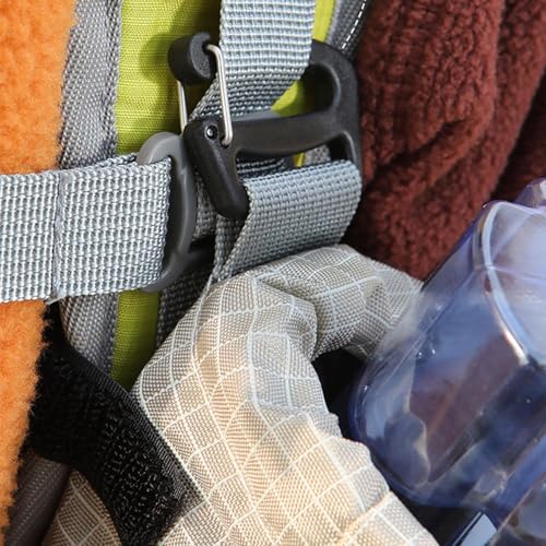 Bolsa de hombro impermeable para móvil y botella adaptable a mochilas de camping gris 7