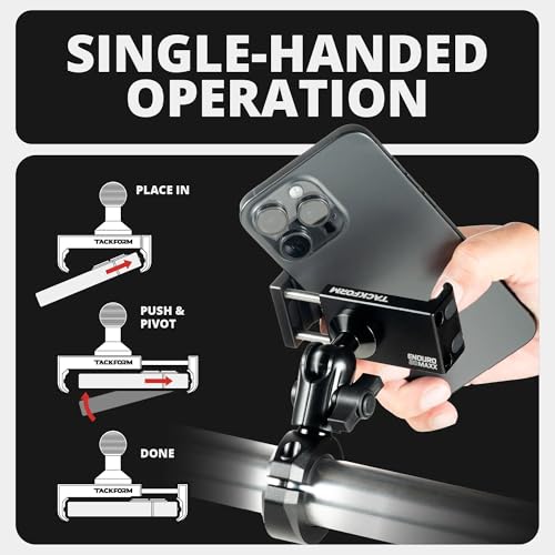 Tackform All Metal Motorcycle Phone Mount