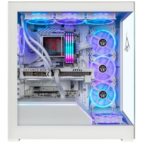 Image of CLX Horus Gaming PC - Intel Core Ultra 9 285K 3.7GHz, GeForce RTX 5080, 4TB NVMe M.2 SSD, 192GB DDR5 RGB Memory, 360mm AIO, WiFi, Windows 11 Home, White