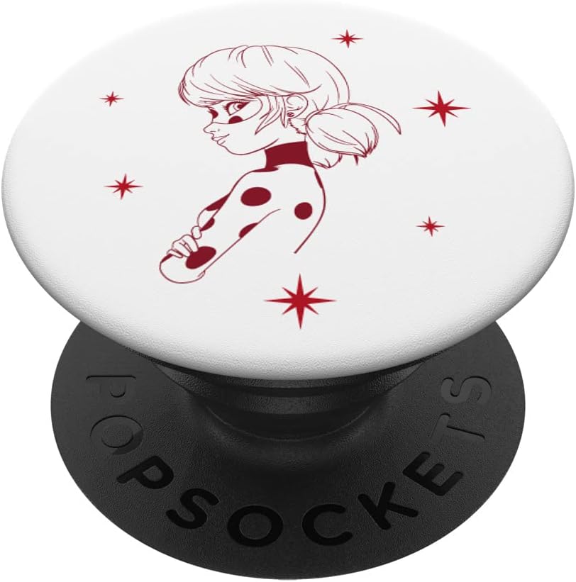 Miraculous Christmas Ladybug Spots On (Ugly Sweater) PopSockets Swappable PopGrip