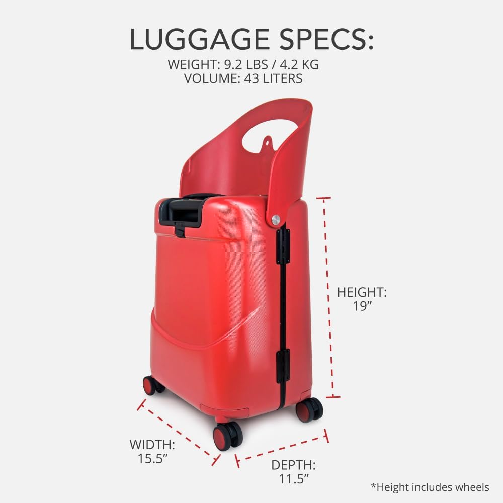 バッグ MR. DOB Bounce Carry-On Travel Set RED CASETiFY Travel