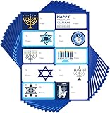 Iconikal Cardstock Tie-On Gift Tags 60-Count, Hanukkah (Assortment Tags)