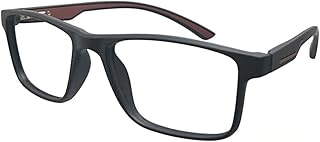 ProEyes Taurus, Progressive Multifocal Blue Light Blocking Readers w/Spring Hinge, Anti-Reflective Resin Lens, 0 Power on Top Lens(Red, 300 x)