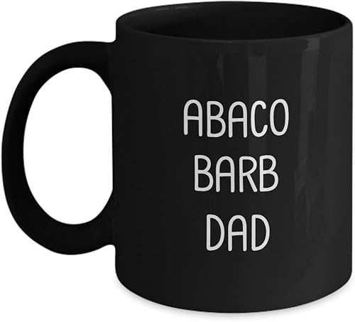 Abaco Barb Dad - Taza de cerámica con texto en inglés "Dad 11oz", ideal como regalo para los amantes del caballo