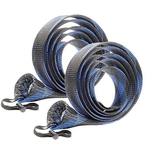 Image of SF Fishing Rod Sock Fishing Rod Sleeve Rod Cover Braided Mesh Rod Protector Pole Gloves Fishing Tools for Spinning Fishing Rod,Casting Rod,Musky Rod, Ice Rod, Fly Rod, Spey Rod