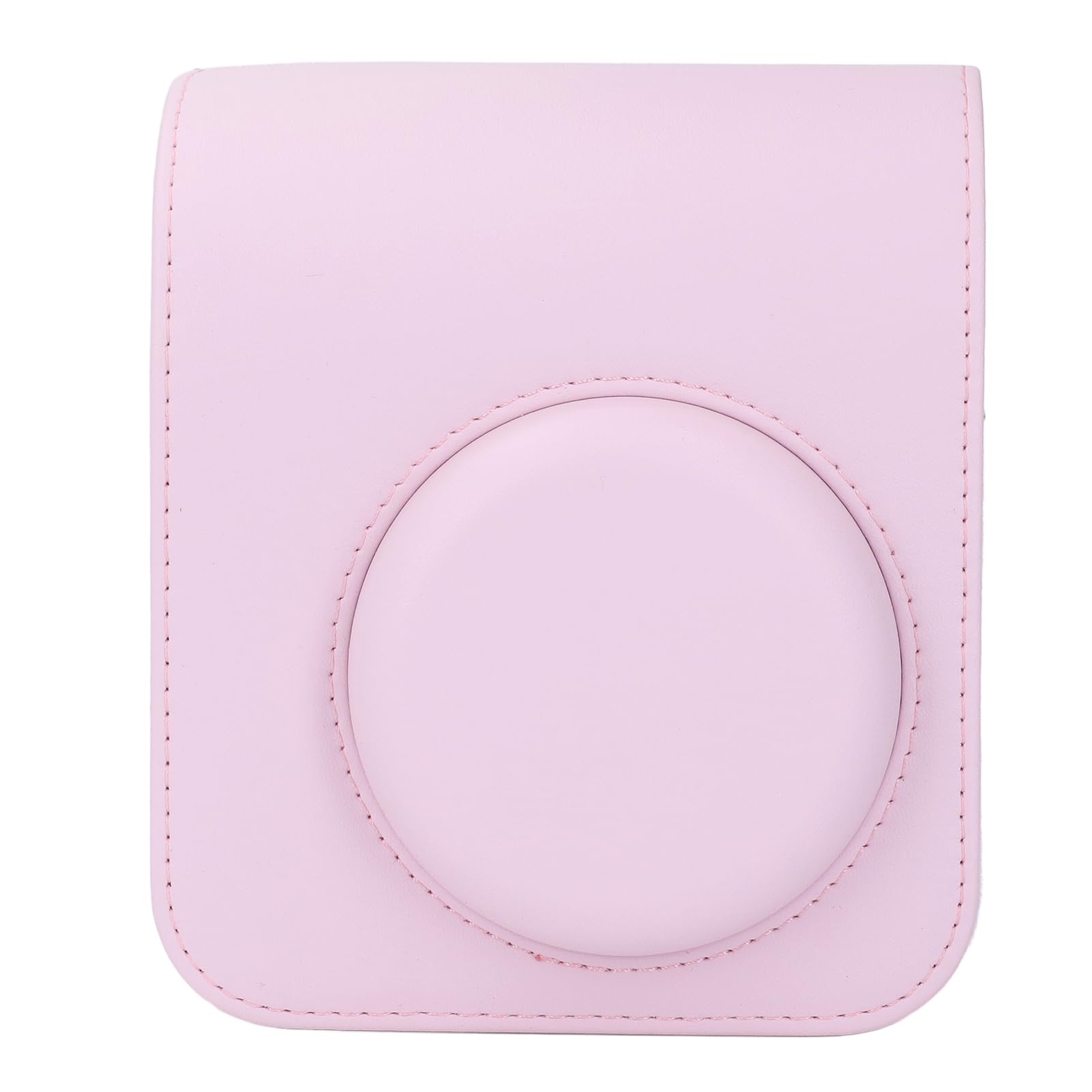 Custodia portatile per fotocamera istantanea in pelle PU retrò per fotografia Mini12 (Rosa)