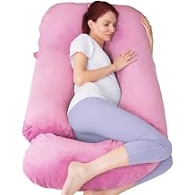 60 Inch Pregnancy Pillow for Sleeping, Extra Large U Shaped Body Pillow, Maternity Pillow for Pregnant Women Purple