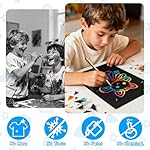 Cityrosy Scratch Art Paper Rainbow Sets 100 Pcs-Black Magic Scratch Off Craft Set for Valentine's Day Classroom Supplies Kits for Age 3-12 Kids Party Games Birthday Gifts Easter Basket Stuffers - Image 3