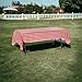 Oojami Pack of 4 Plastic Red and White Checkered Tablecloths - 4 Pack - Picnic Table Covers
