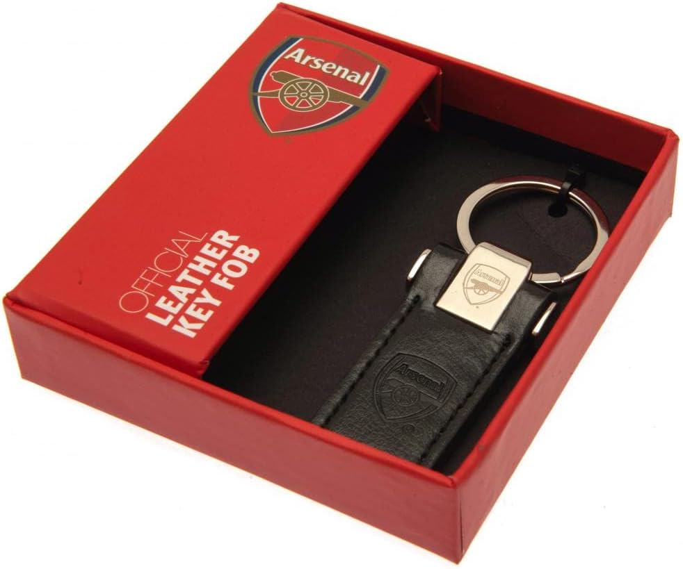 EPL Arsenal Executive Leather Key Fob In Gift Box - Authentic EPL